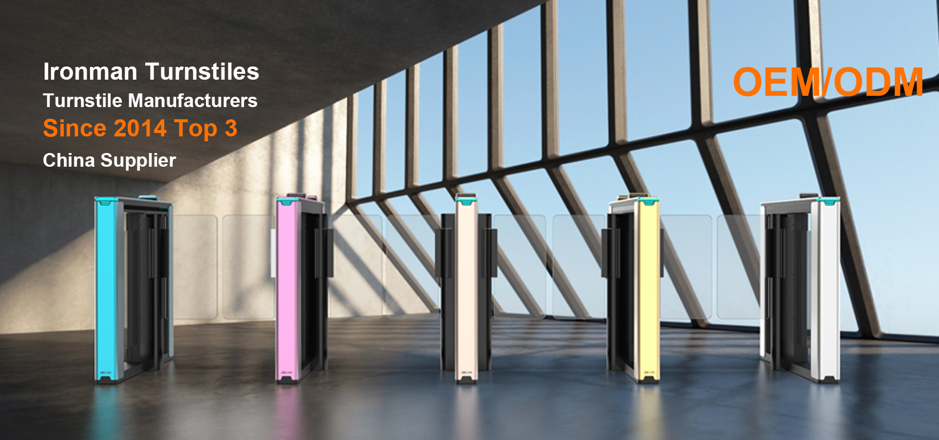 গুণমান ফ্ল্যাপ ব্যারিয়ার টার্নস্টাইল কারখানা