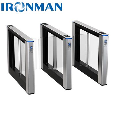গুণমান  Waist High Swing Gate Turnstiles Entrance For Galvanized Steel Sheet Laser Logo For Public Toilets Gyms কারখানা