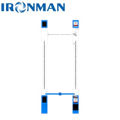 গুণমান  SUS201 Stainless Steel AB Interlocking Turnstile - 10MM Tempered Glass Heavy-Duty Access Control কারখানা