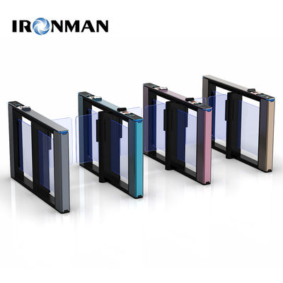 IRONMAN IM.LB.01 বিল্ডিং অ্যাক্সেস কন্ট্রোলের জন্য মাল্টিকোলার অপটিক্যাল স্পিড গেট টার্নস্টাইল
