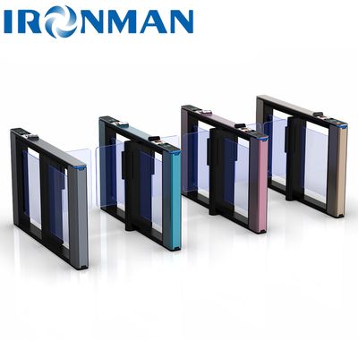 IRONMAN IM.LB.01 বিল্ডিং অ্যাক্সেস কন্ট্রোলের জন্য মাল্টিকোলার অপটিক্যাল স্পিড গেট টার্নস্টাইল
