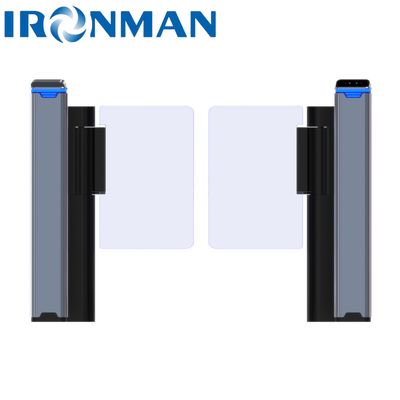 সুরক্ষা অ্যাক্সেস কন্ট্রোল জিমগুলির জন্য স্বয়ংক্রিয় গ্লাস টার্নস্টাইল স্পিড গেট