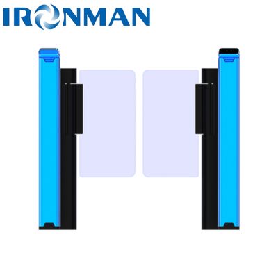 মুখের স্বীকৃতি সহ এক্রাইলিক / টেম্পারেড গ্লাস টার্নস্টাইল গেট চূড়ান্ত অ্যাক্সেস নিয়ন্ত্রণ সমাধান