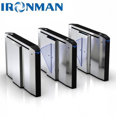 স্পিড গেট টার্নস্টাইল 10 মিমি এক্রাইলিক সুইং ডোর হাসপাতাল / হোটেলের জন্য