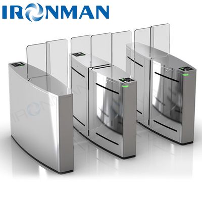 সিনেমা / অফিস ভবন / কারখানার জন্য SUS304 স্টেইনলেস স্টীল স্লাইডিং টার্নস্টাইল